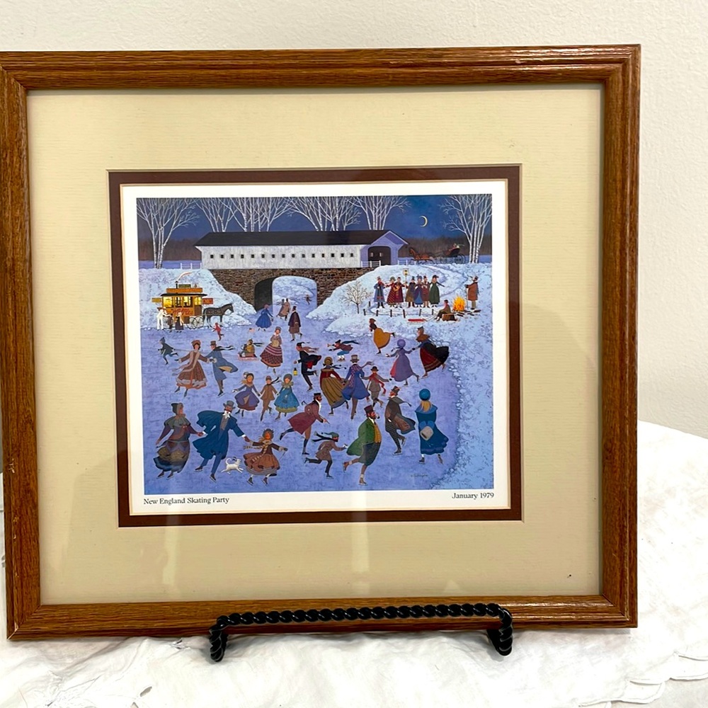 Vintage Christmas Framed Print